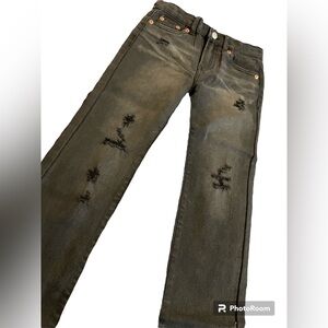 NWT Levi’s High Rise Ankle Straight Jeans Frayed Hem, Youth Girls Multiple Sizes